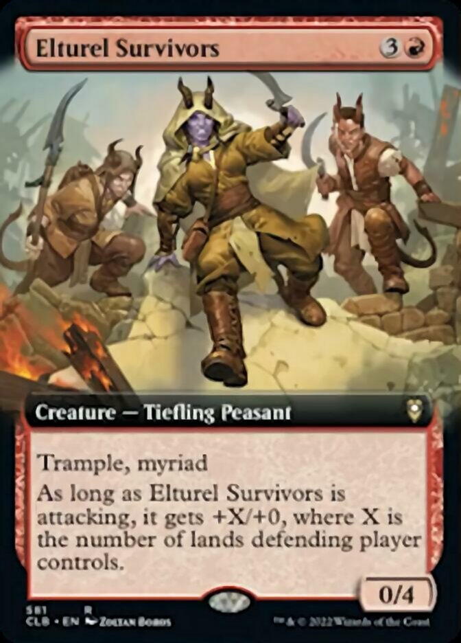 Elturel Survivors (Extended Art) [Commander Legends: Battle for Baldur's Gate] | The CG Realm