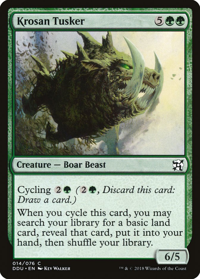 Krosan Tusker [Duel Decks: Elves vs. Inventors] | The CG Realm
