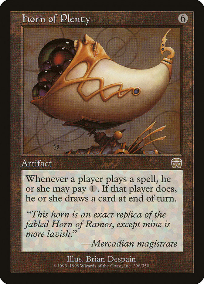 Horn of Plenty [Mercadian Masques] | The CG Realm