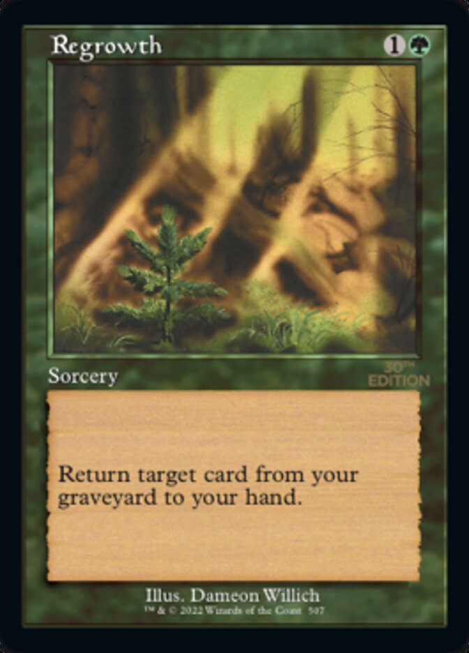 Regrowth (Retro Frame) (30A-507) - 30th Anniversary Edition