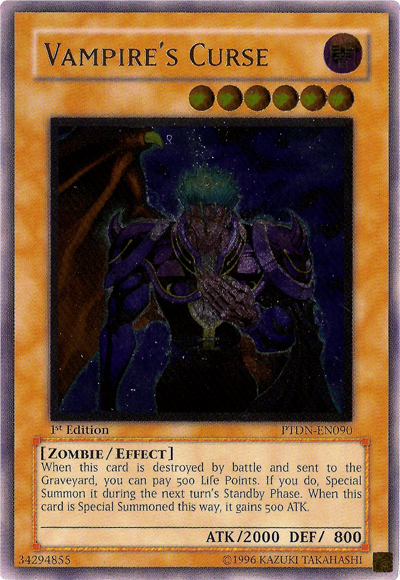 Vampire's Curse [PTDN-EN090] Ultimate Rare | The CG Realm