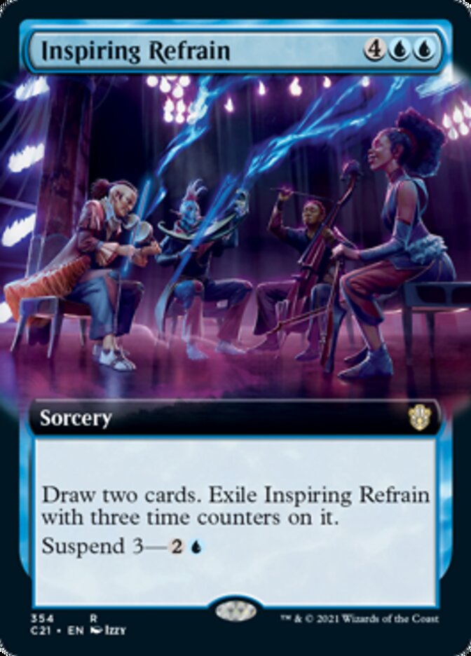 Inspiring Refrain (Extended Art) [Commander 2021] | The CG Realm