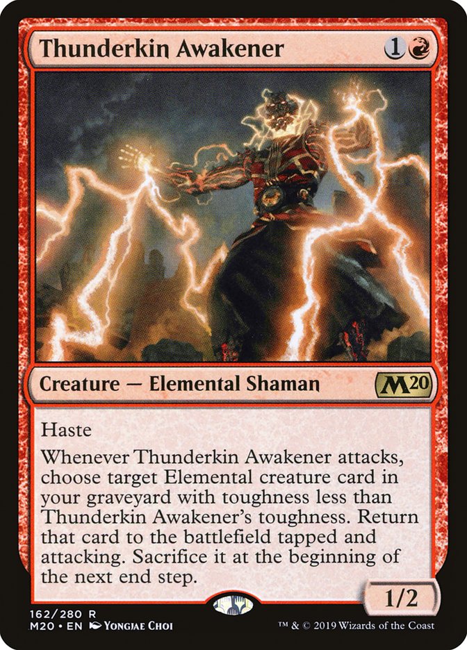 Thunderkin Awakener [Core Set 2020] | The CG Realm