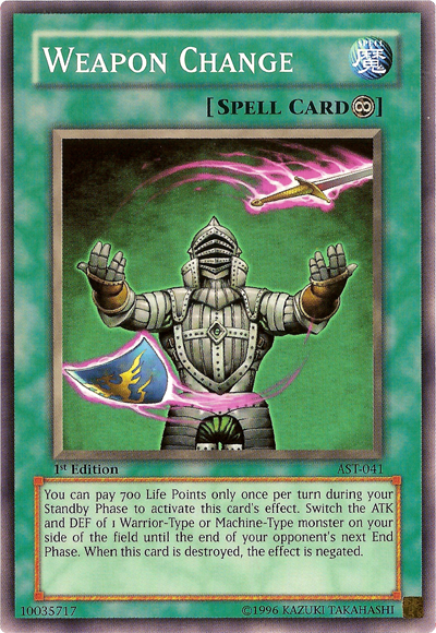 Weapon Change [AST-041] Common | The CG Realm