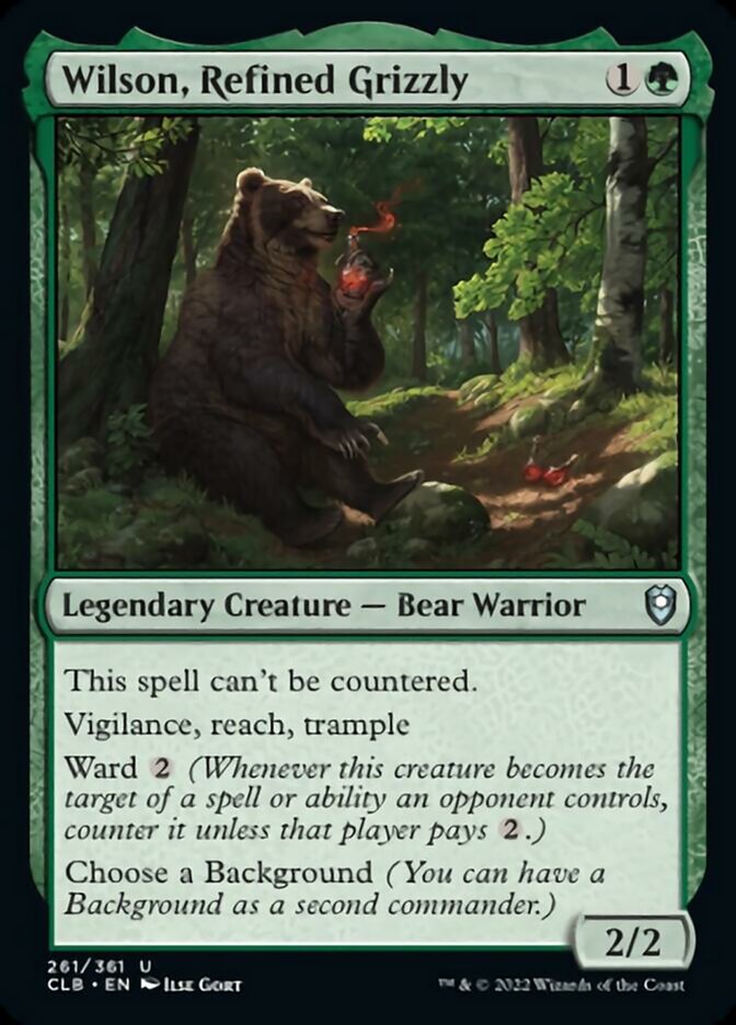Wilson, Refined Grizzly [Commander Legends: Battle for Baldur's Gate] | The CG Realm