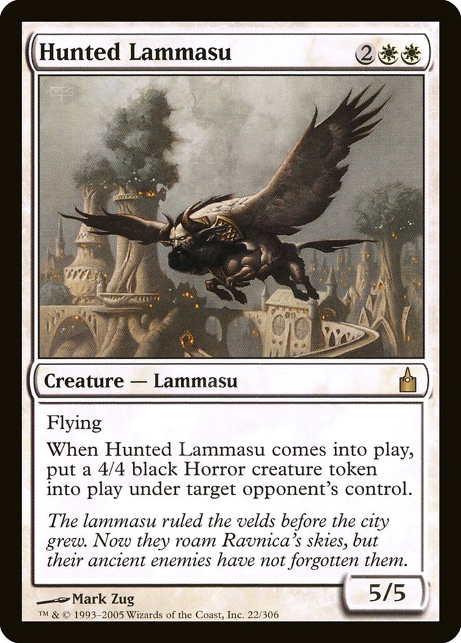 Hunted Lammasu [Ravnica: City of Guilds] | The CG Realm