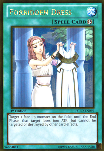 Forbidden Dress [PGLD-EN049] Gold Rare | The CG Realm
