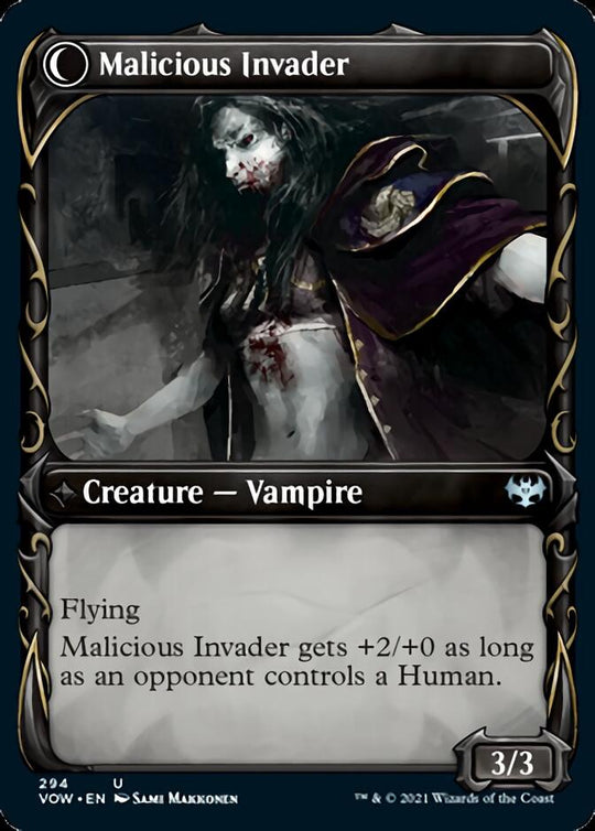 Innocent Traveler (Showcase) (VOW-294) - Innistrad: Crimson Vow: (Showcase, Double Faced Transform)
