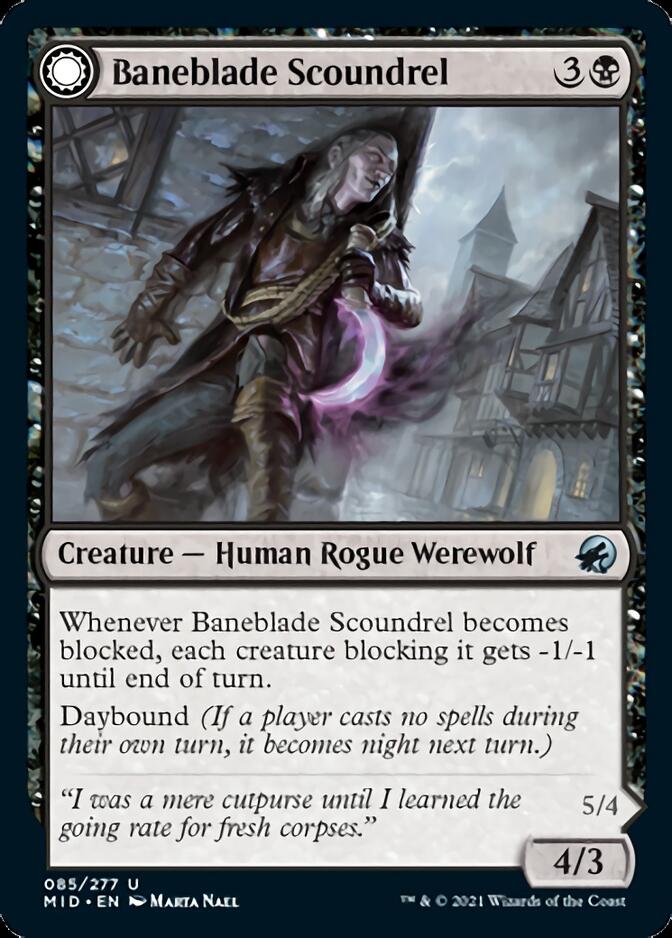 Baneblade Scoundrel // Baneclaw Marauder [Innistrad: Midnight Hunt] | The CG Realm