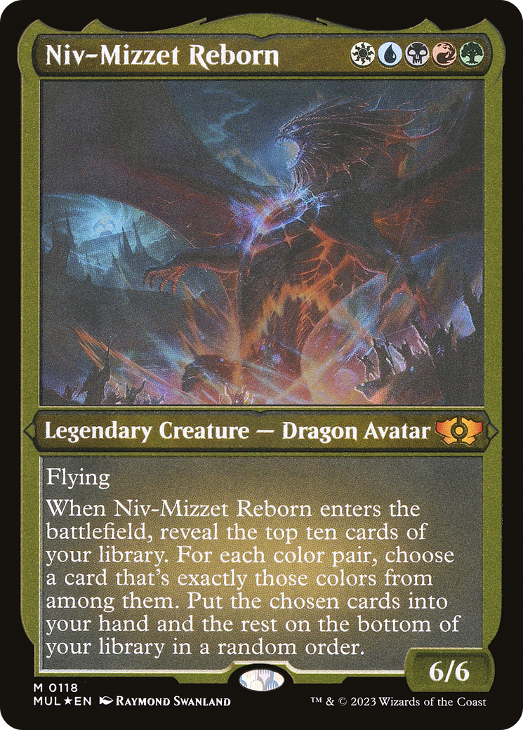 Niv-Mizzet Reborn (Foil Etched) [Multiverse Legends] | The CG Realm
