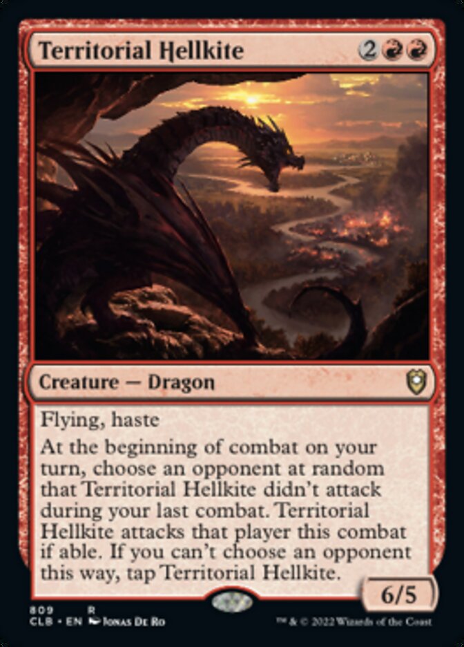 Territorial Hellkite [Commander Legends: Battle for Baldur's Gate] | The CG Realm