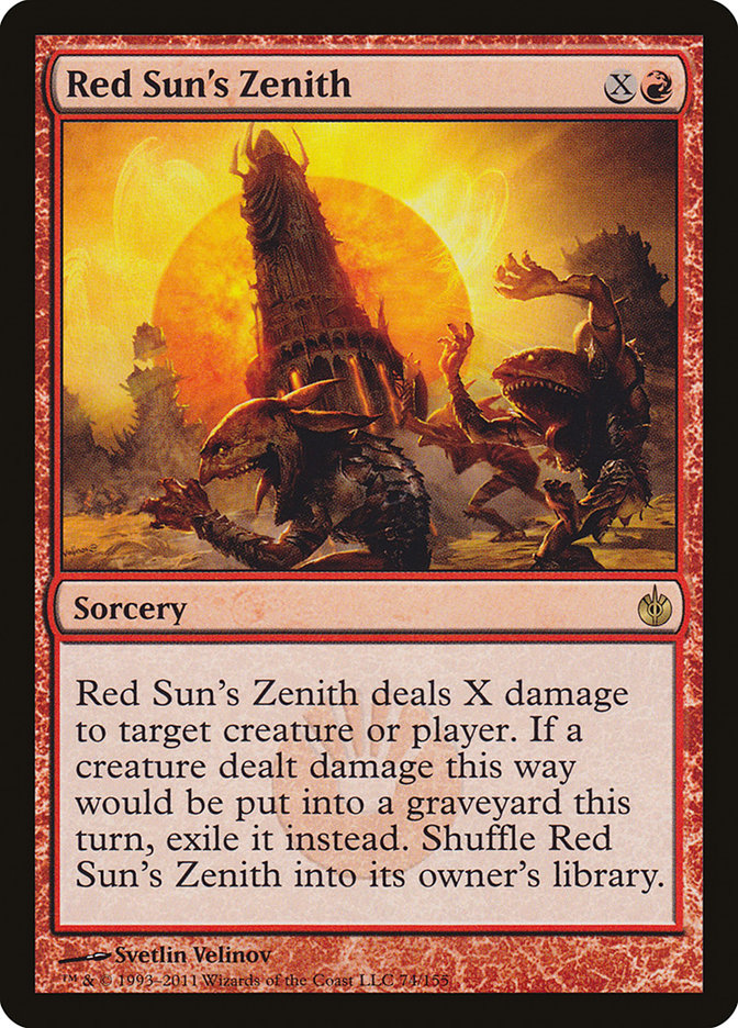 Red Sun's Zenith [Mirrodin Besieged] | The CG Realm