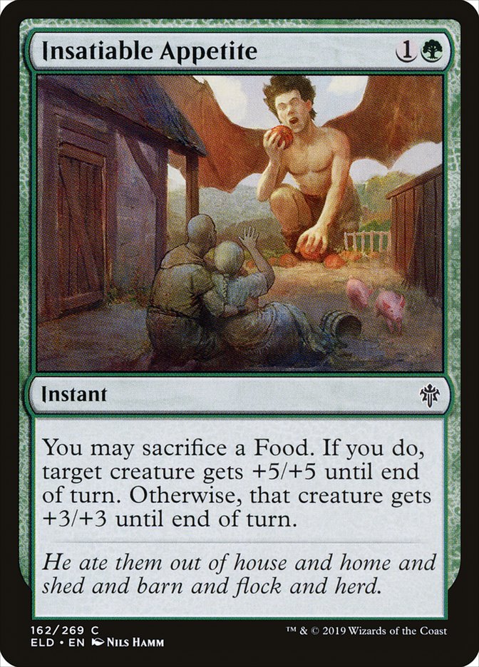 Insatiable Appetite [Throne of Eldraine] | The CG Realm