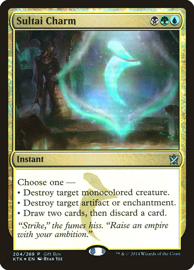 Sultai Charm (Gift Box) [Khans of Tarkir Promos] | The CG Realm