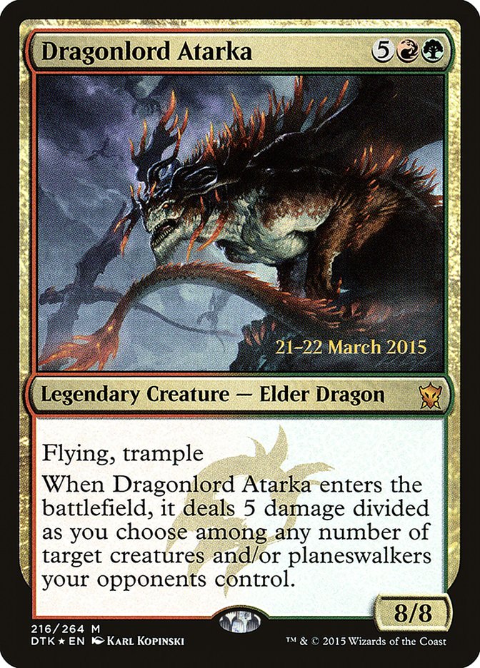Dragonlord Atarka [Dragons of Tarkir Prerelease Promos] | The CG Realm