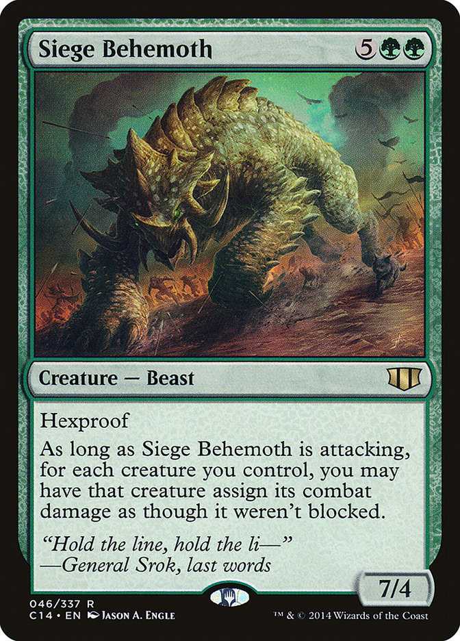 Siege Behemoth [Commander 2014] | The CG Realm