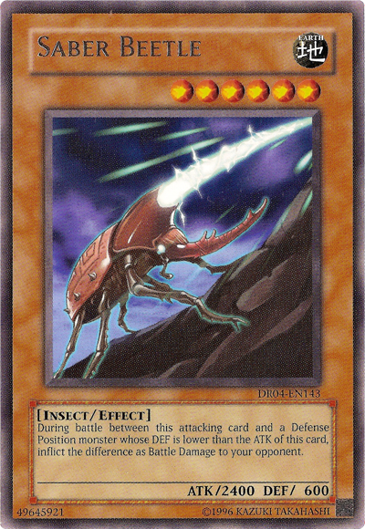 Saber Beetle [DR04-EN143] Rare | The CG Realm