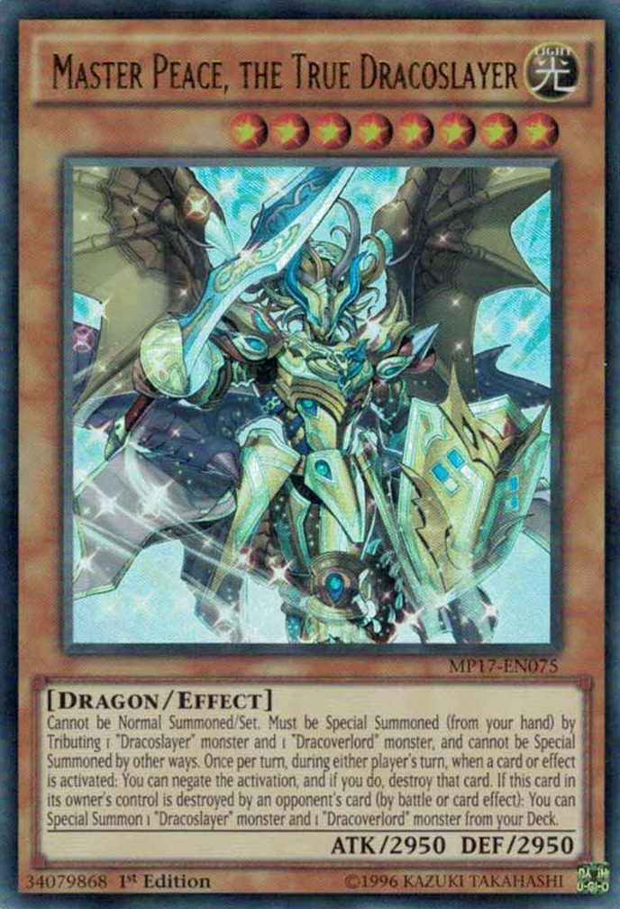Master Peace, the True Dracoslayer [MP17-EN075] Ultra Rare | The CG Realm