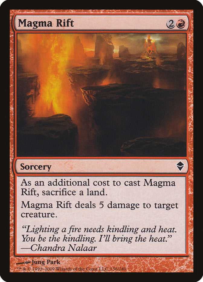 Magma Rift [Zendikar] | The CG Realm