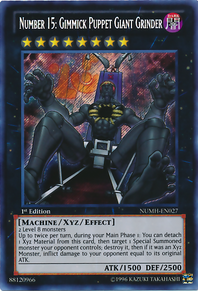 Number 15: Gimmick Puppet Giant Grinder [NUMH-EN027] Secret Rare | The CG Realm