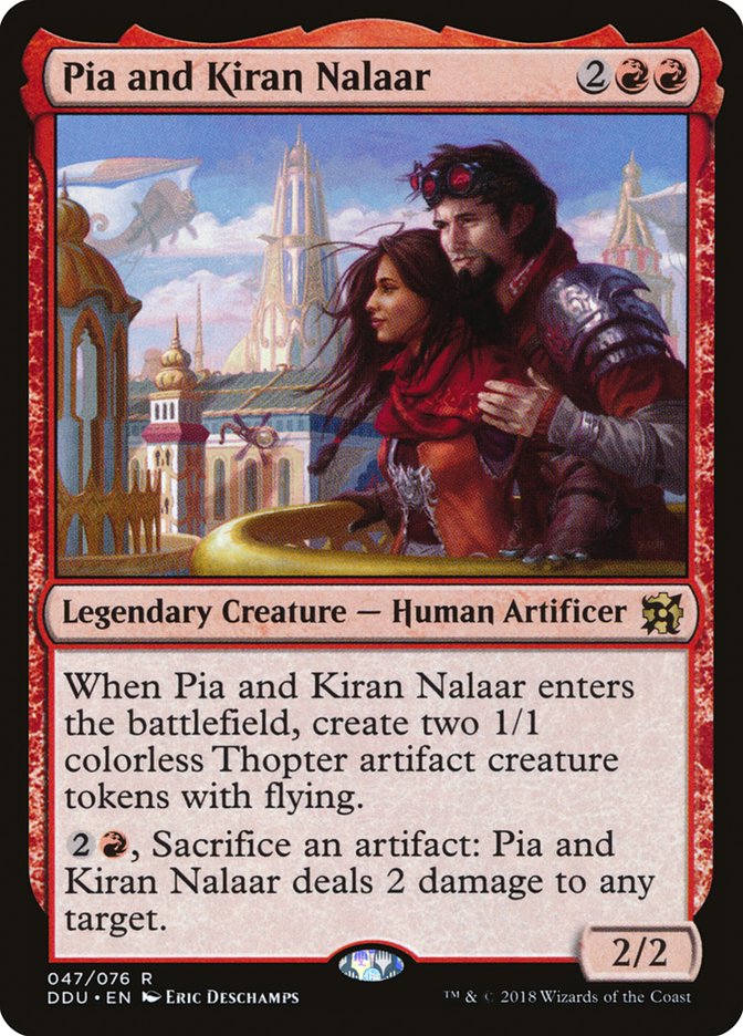 Pia and Kiran Nalaar [Duel Decks: Elves vs. Inventors] | The CG Realm