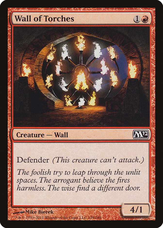Wall of Torches [Magic 2012] | The CG Realm