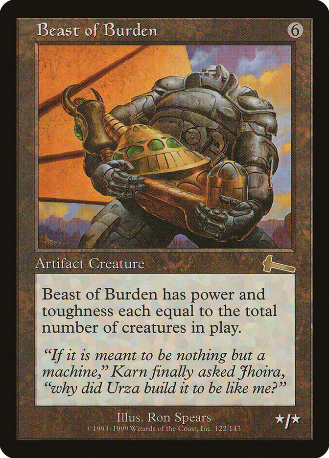 Beast of Burden [Urza's Legacy] | The CG Realm