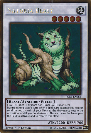 Naturia Beast [PGL2-EN086] Gold Rare | The CG Realm