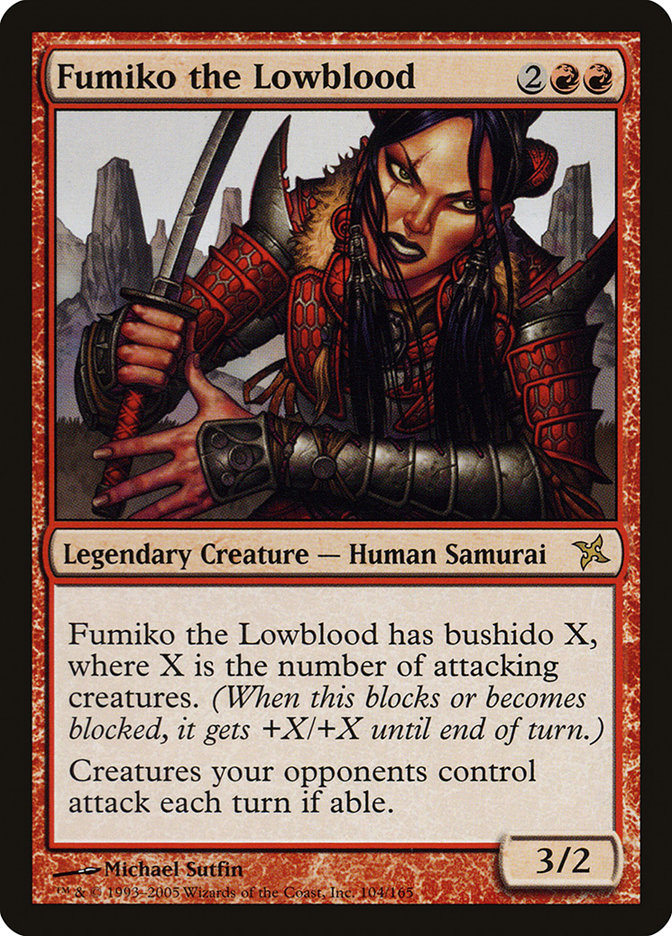 Fumiko the Lowblood [Betrayers of Kamigawa] | The CG Realm