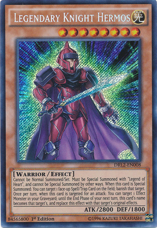 Legendary Knight Hermos [DRL2-EN008] Secret Rare | The CG Realm