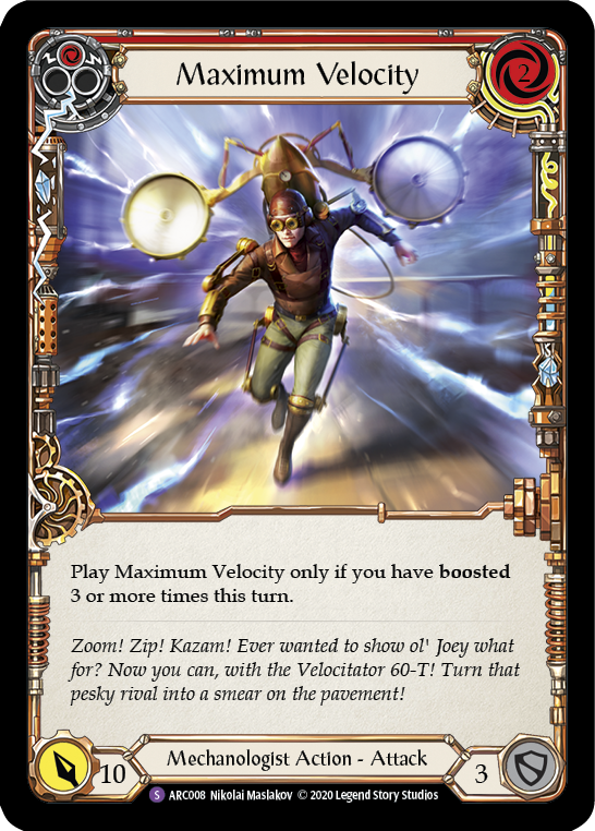 Maximum Velocity [U-ARC008] (Arcane Rising Unlimited)  Unlimited Normal | The CG Realm