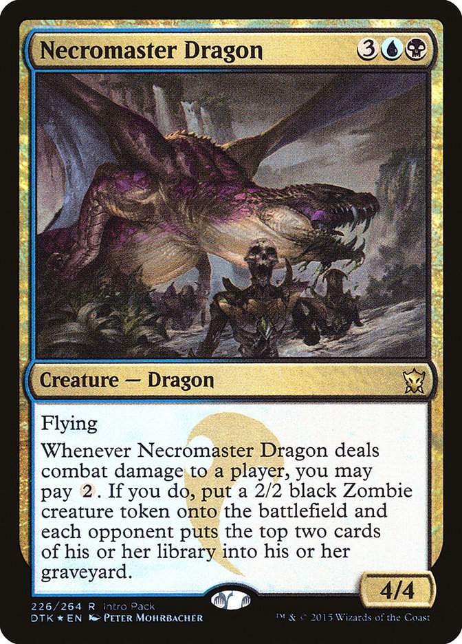 Necromaster Dragon (Intro Pack) [Dragons of Tarkir Promos] | The CG Realm