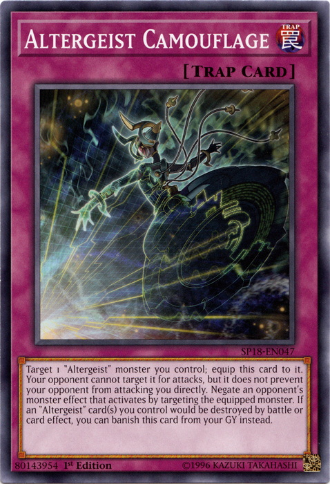 Altergeist Camouflage [SP18-EN047] Common | The CG Realm