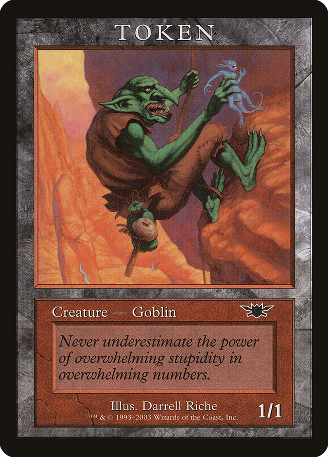 Goblin Token [Magic Player Rewards 2003] | The CG Realm