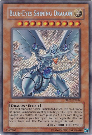 Blue-Eyes Shining Dragon [RP02-EN096] Secret Rare | The CG Realm