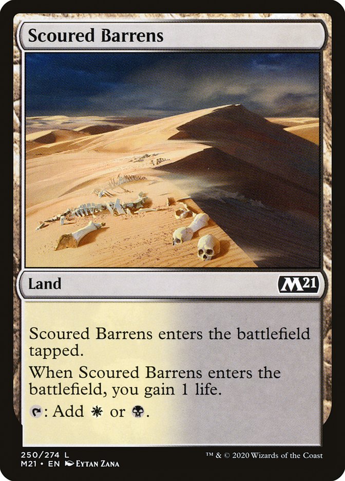 Scoured Barrens [Core Set 2021] | The CG Realm
