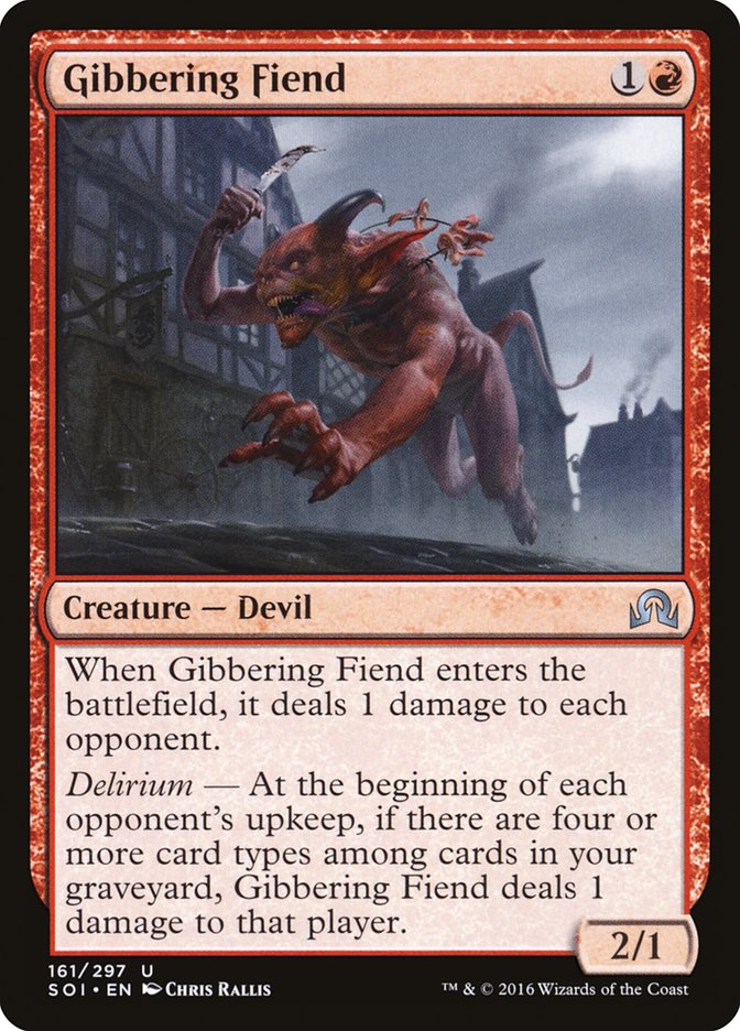 Gibbering Fiend [Shadows over Innistrad] | The CG Realm