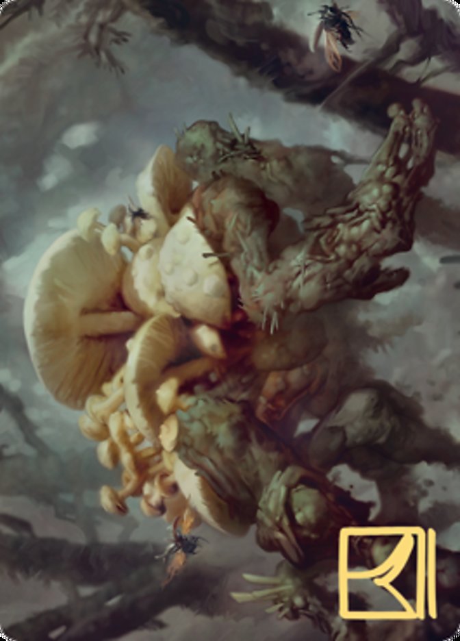 Swarm Shambler Art Card (Gold-Stamped Signature) [Zendikar Rising Art Series] | The CG Realm