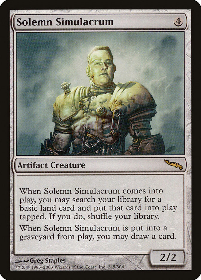 Solemn Simulacrum [Mirrodin] | The CG Realm