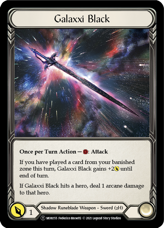 Chane // Galaxxi Black [U-MON154 // U-MON155] (Monarch Unlimited)  Unlimited Normal | The CG Realm
