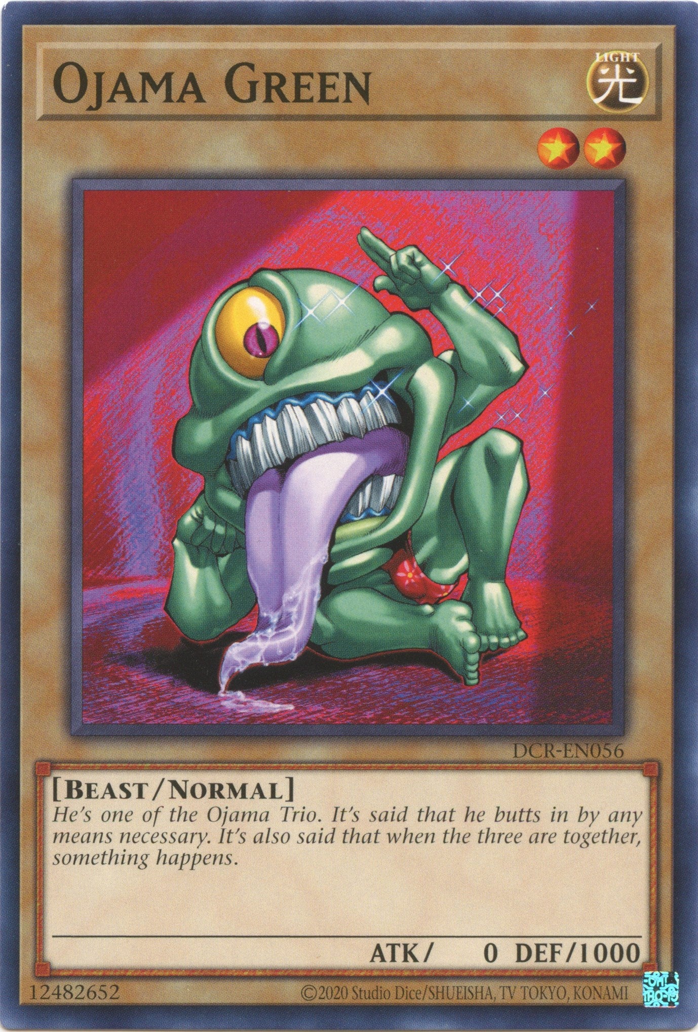 Ojama Green (25th Anniversary) [DCR-EN056] Common | The CG Realm