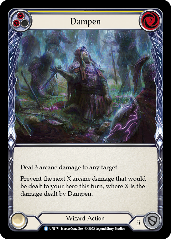 Dampen (Yellow) [UPR171] (Uprising)  Rainbow Foil | The CG Realm