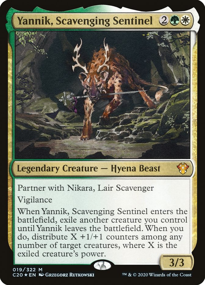 Yannik, Scavenging Sentinel [Commander 2020] | The CG Realm