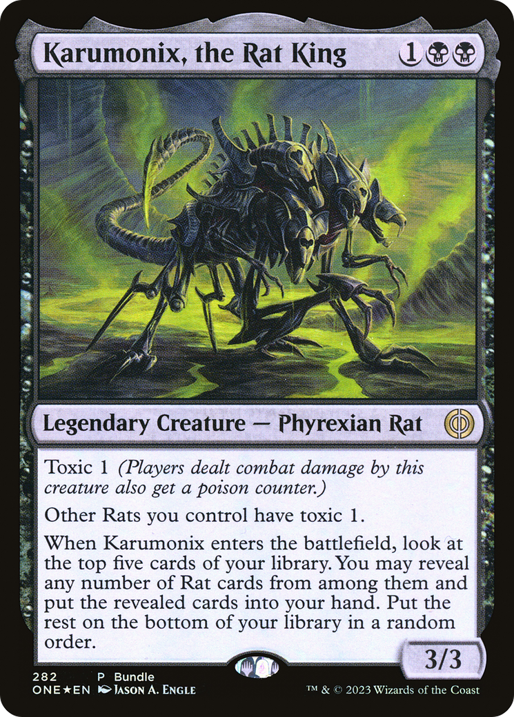 Karumonix, the Rat King (Bundle) [Phyrexia: All Will Be One] | The CG Realm