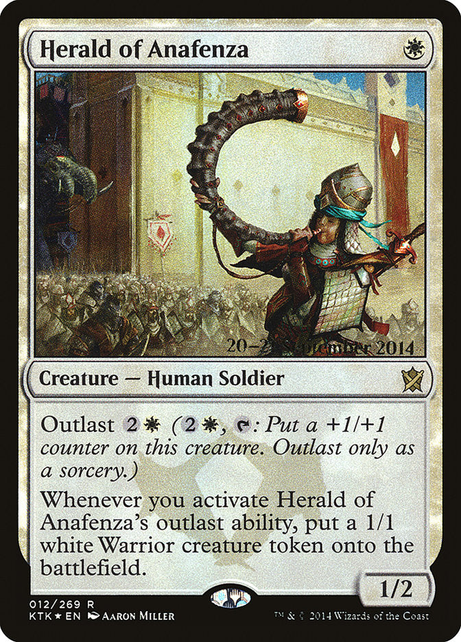 Herald of Anafenza [Khans of Tarkir Prerelease Promos] | The CG Realm