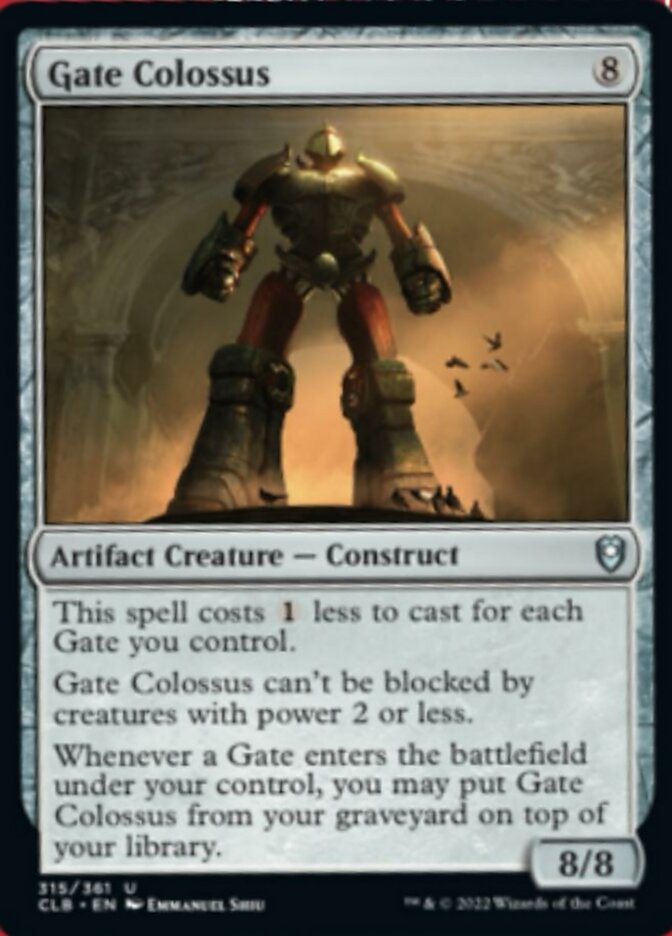 Gate Colossus [Commander Legends: Battle for Baldur's Gate] | The CG Realm
