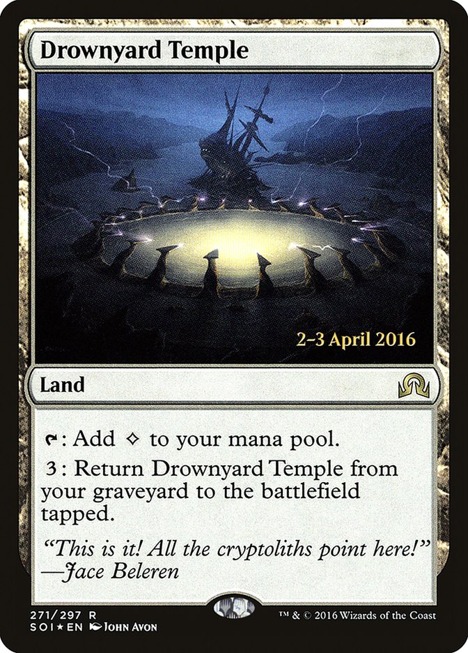 Drownyard Temple [Shadows over Innistrad Prerelease Promos] | The CG Realm