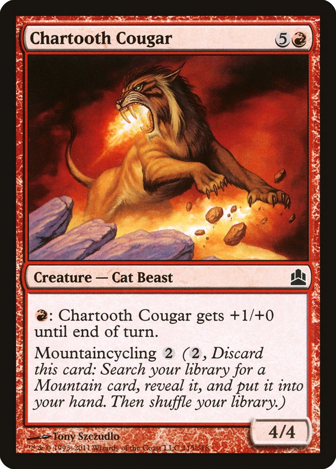 Chartooth Cougar [Commander 2011] | The CG Realm