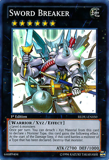 Sword Breaker [REDU-EN050] Super Rare | The CG Realm