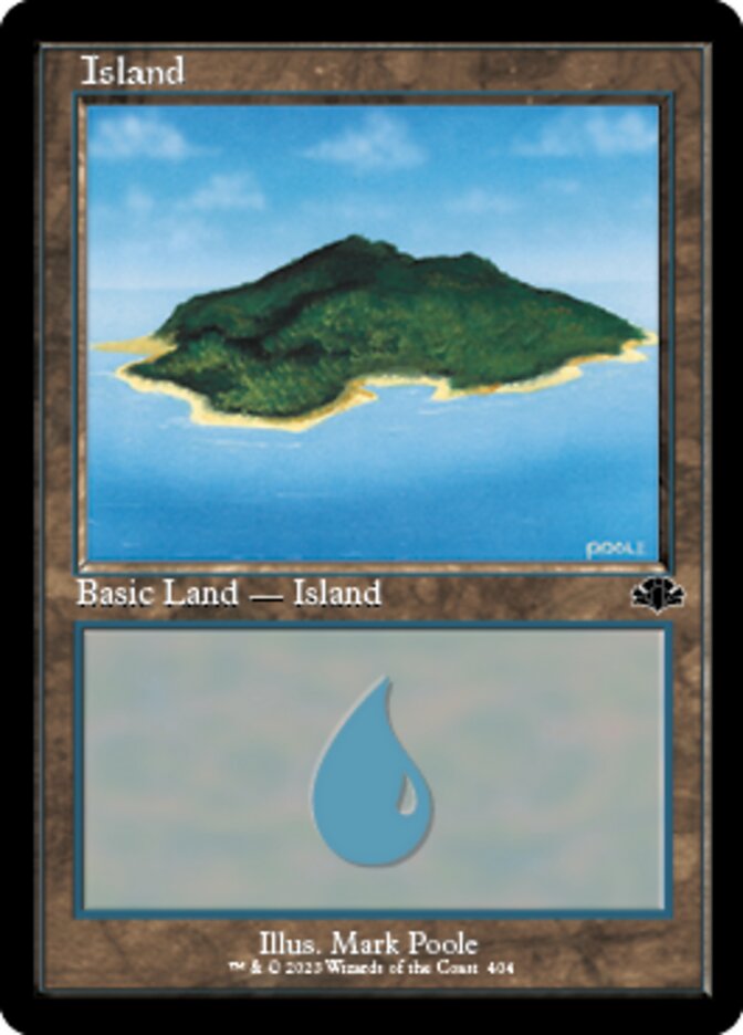 Island (404) (Retro) [Dominaria Remastered] | The CG Realm